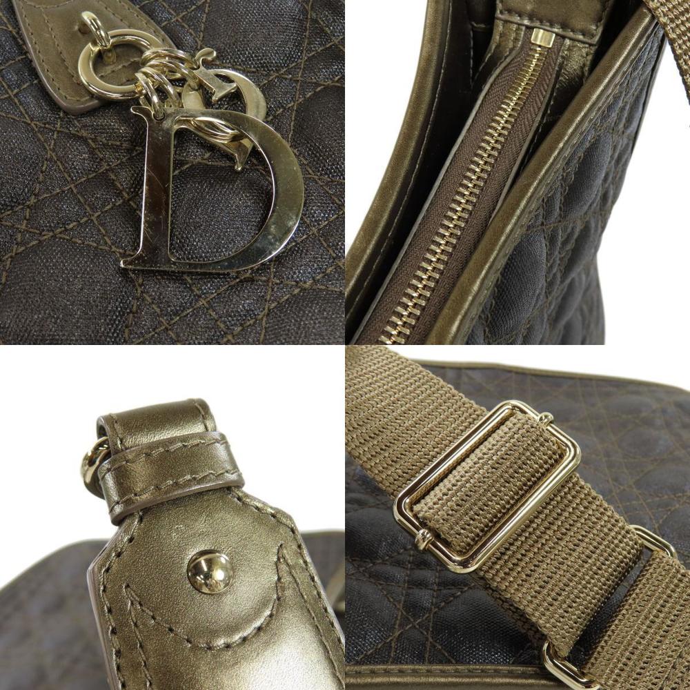 Christian Dior Nylon Cannage Stitch Logo Charm Shoulder Bag - Picture 7 of 9